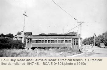 Foul Bay and Fairfield Rd streetcar