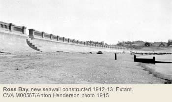 Ross Bay seawall