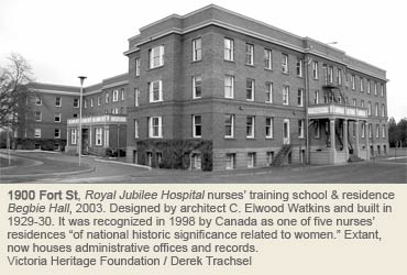 Begbie Hall, Royal Jubilee Hospital