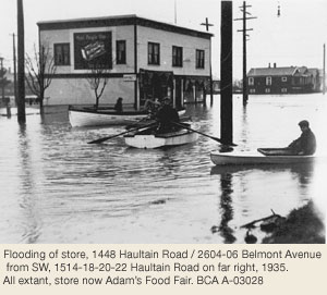 Haultain St flooding