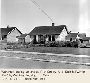 Wartime housing, Pilot St